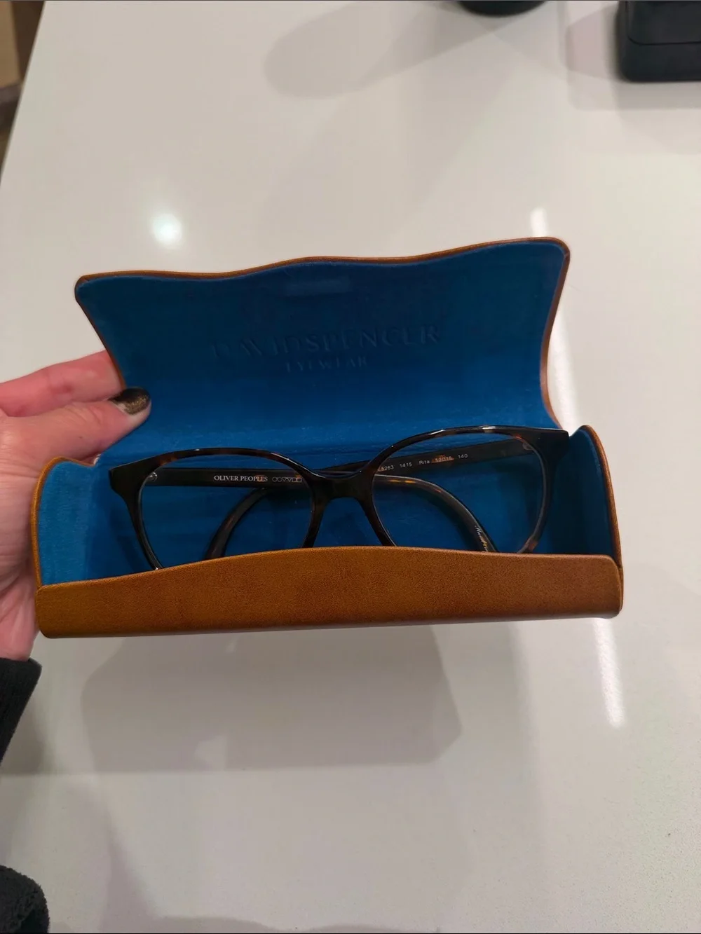 Oliver Peoples Rita OV5263 1415 Tortoise Glasses Frames 52-16-140 + Suede Case